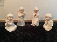 4 angels figurines