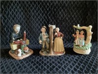 3 Man and Woman Figurines