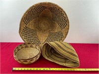 VINTAGE ZULU & ZAMBIA BASKETS