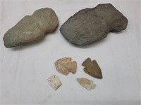 Indian Artifacts Arrowheads +