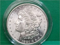 1881 S Morgan Silver Dollar Coin