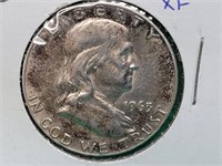 1963 Silver Franklin Half Dollar coin
