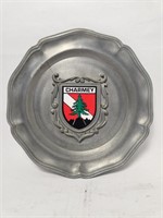 CHARMEY Pewter Plate D