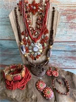 Shrimp Shack Costume Jewelry Set