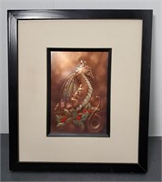 Copper Artwork - Dragon - Signed by Artist