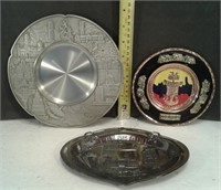 Decor Plates - Metal (3X)