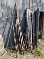 Scrap Metal Pile - metal rods & posts