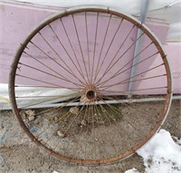 Metal Bicycle Bike Wheel Vintage