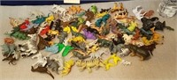 Plastic Animals/Dinosaurs Lot