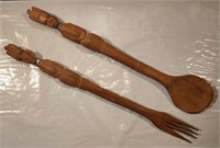 Spoon & Fork Decor - Wood Wall Hanging