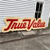 True Value Plastic Sign