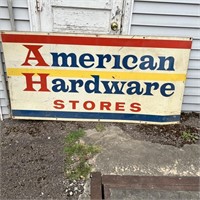 American Hardware Stores Metal Sign