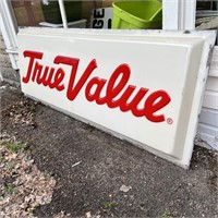 True Value Plastic Sign