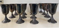 15 F.B. Rogers Silver Plate Goblets