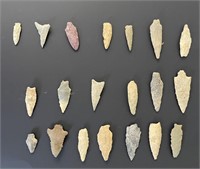 Collection of North Carolina Arrowheads