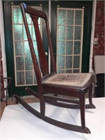 Vtg Sewing Rocking Chair