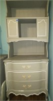 Painted Country French Display Hutch