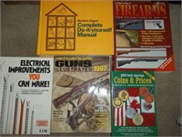 5 Gun, coin and DIY books