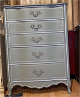 Painted Country French Chest of Drawers