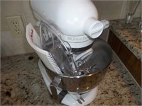 Kitchen Aid stand mixer with grinder attachment