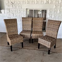 Pier 1 Import Wicker Dining Chairs