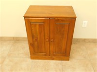 2 Tier wooden cabinet  15X24X30