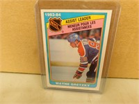 1984-85 OPC Wayne Gretzky #382 Assist Leaders Card
