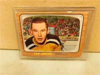 1966-67 OPC Ted Green # 37 Hockey Card