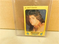 1986 Monty Gum Brett Sawyer #85 Wrestling Card