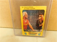 1986 Monty Gum Hulk Hogan #50 Wrestling Card
