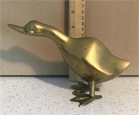 Brass duck figure