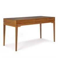 Harper Solid Hardwood Mid-Century Modern Desk