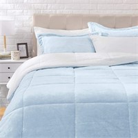Micromink Sherpa Comforter Bed Set, King