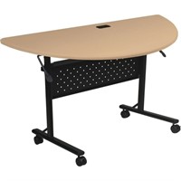 1/2 Round with Modesty Panel Flipper Table