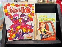 2 Vintage Kids Books Clowns and Fireman