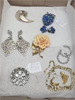 WEISS Brooches  & Costume Jewelry