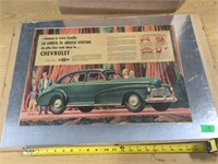 Vintage Chev Car Memorabilia
