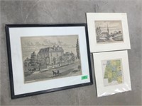 Smiths Falls, ON Prints - Lot of 3