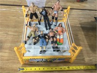 Wrestling Ring and Figures