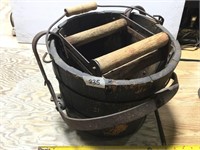 Antique Mop Bucket & Wringer