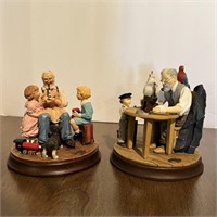 Norman Rockwell Grandpa's Figurines