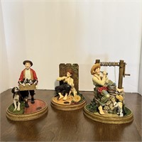 Norman Rockwell Daydreamers & Asst Figurines