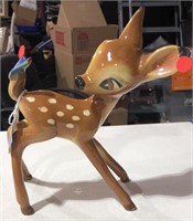 Vintage Bambi Figurine 8" Tall -Butterfly Repaired