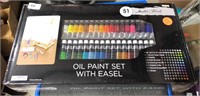 51 pc NIB  Oil Paint Set w/ Easel
