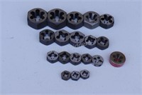 Set of Large Tap Dies - 1/4" up to 3/4"