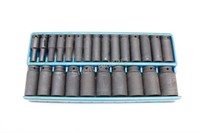 Large Set of Deep Impact Sockets - 8mm - 36mm