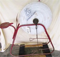 Red Blacksmith Pedal Grinding/Sharpening Wheel