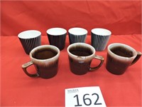 Kathy Kale Coffee Cups/Royal Copley Planters