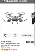SKY RIDER Pro Quadcopter Drone