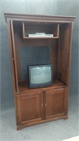 Television Armour with Zenith DVD Player and